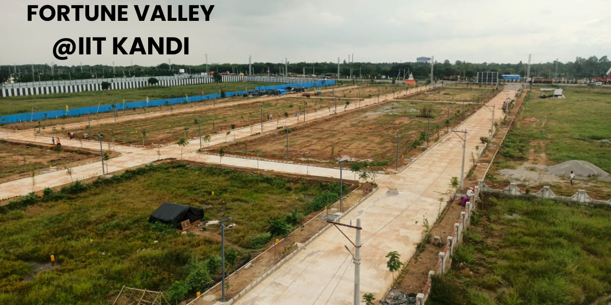 Community entrance and greenery
